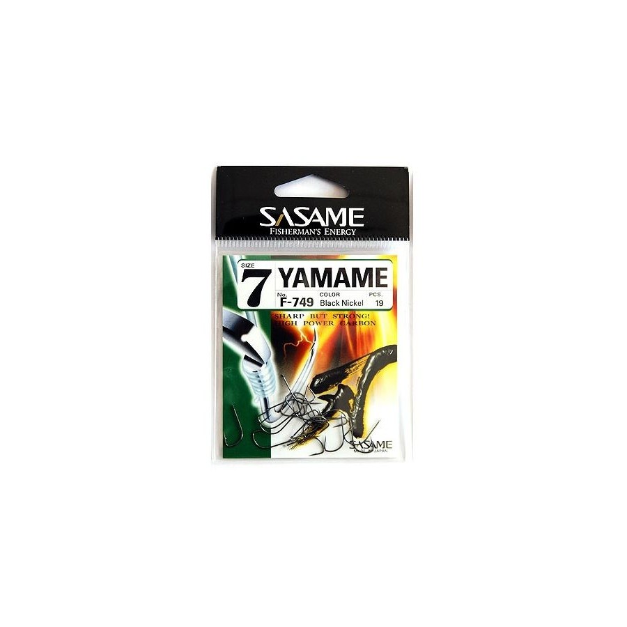 Anzuelo Sasame Yamame F-749 Black Nikel