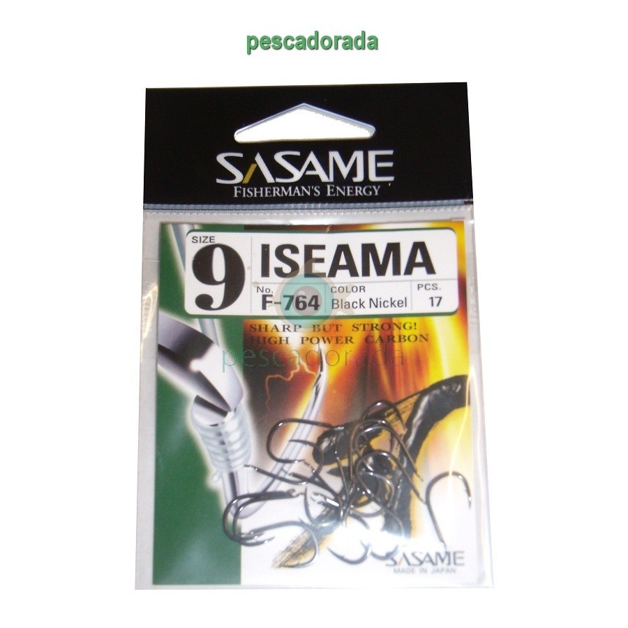 Anzuelo Sasame Iseama F-764 Black Nikel