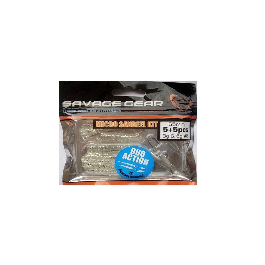thumbnail image 2 of Savage Gear LRF Mini Sandeel Fishing Kit 25PCS – 47133 2 of 6
