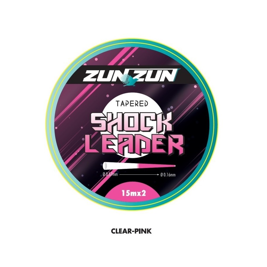 ZUN ZUN BICOLOR TAPERED LEADER SHOCK LEADER 2x15