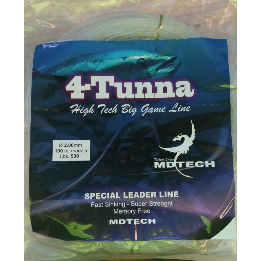 NYLON 4-TUNNA SPECIAL LEADER LINE MDTECH