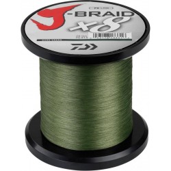 Hilo Trenzado Daiwa J Braid X8 3000 metros Verde 