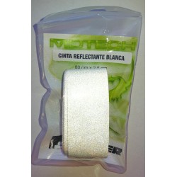 MDTECH CINTA REFLECTANTE BLANCA 80x2,5cm