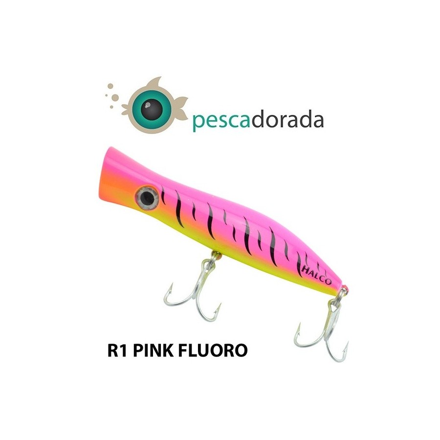 Halco Roosta Popper 105 mm 30 gr Color:R1 Pink Fluoro