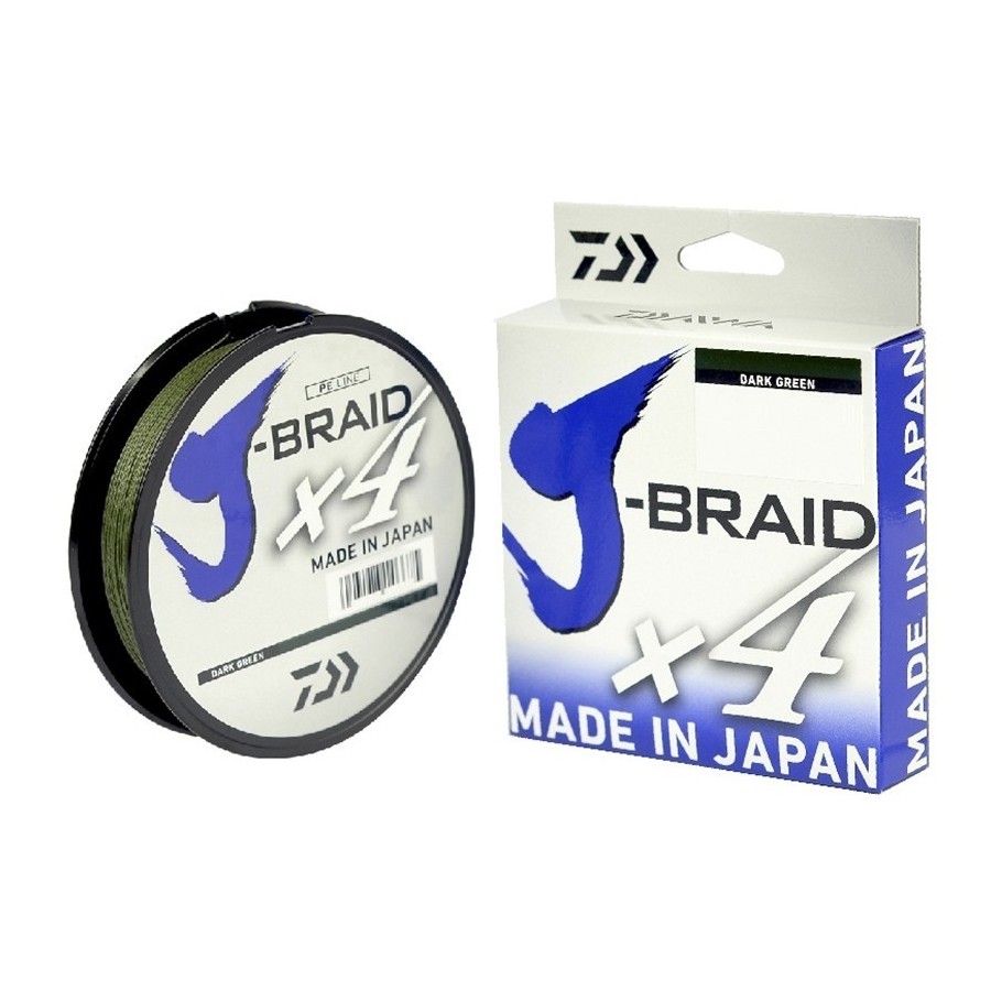 J-BRAID X4 DAIWA 135M Color: Verde Oscuro