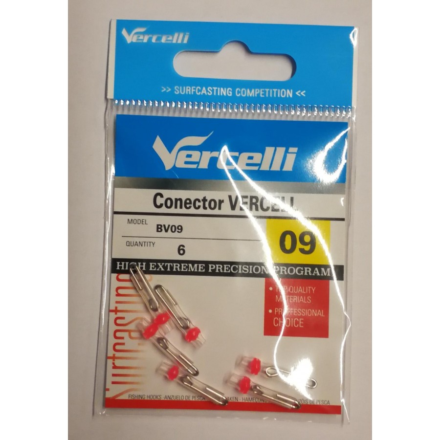 CONECTOR RÁPIDO CON PERLA TERMORETRÁCTIL VERCELLI B/6