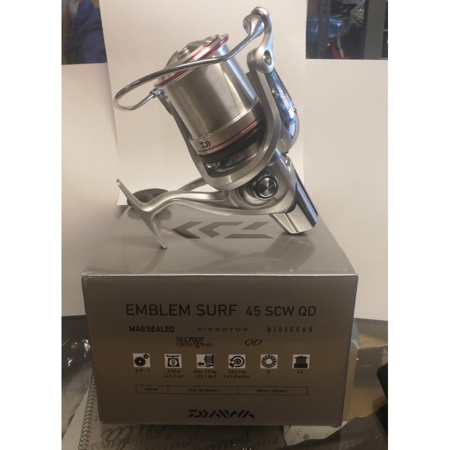 Carrete Daiwa EMBLEM SURF 45 SCW QD