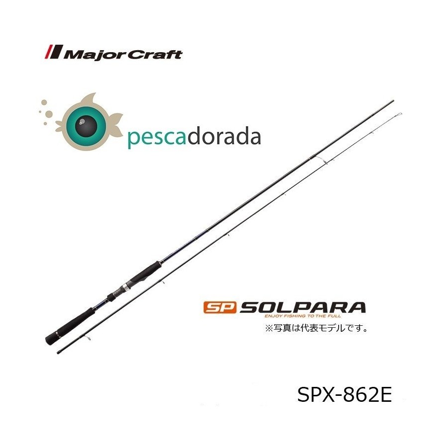 MAJOR CRAFT SOLPARA SPX-862E 2.5-3.5 egi  0.4-1.2 PE