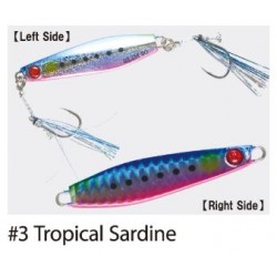 JIG HAYABUSA Jack Eye Shot Slow Slim 10g Color: 3 Tropical Sardine