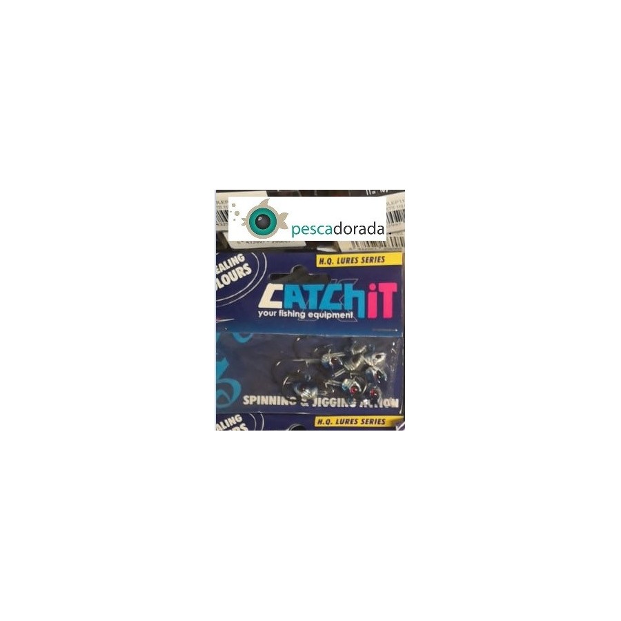 Catch It Cabeza Pez Jig Azul 3.5g