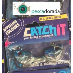 Catchit Cabeza Pez Jig Azul 70g