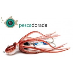 Mustad Inkvader Octopus Jig 60g Color: Rojo