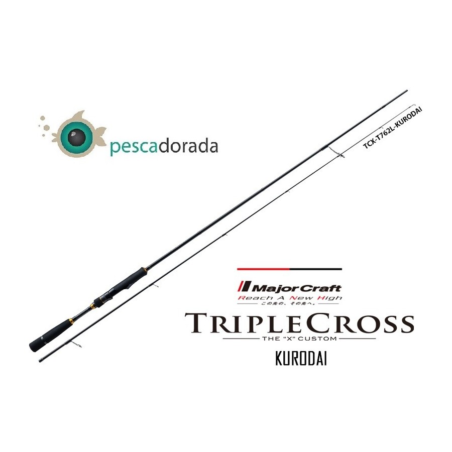 Major Craft TCX-T762L Triple Cross Kurodai 2.32m 2-10g