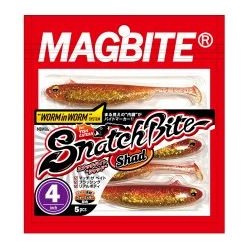 Magbite MBW04 Snatch Bite Shad 3" 76mm Color: 06 Glory Bait