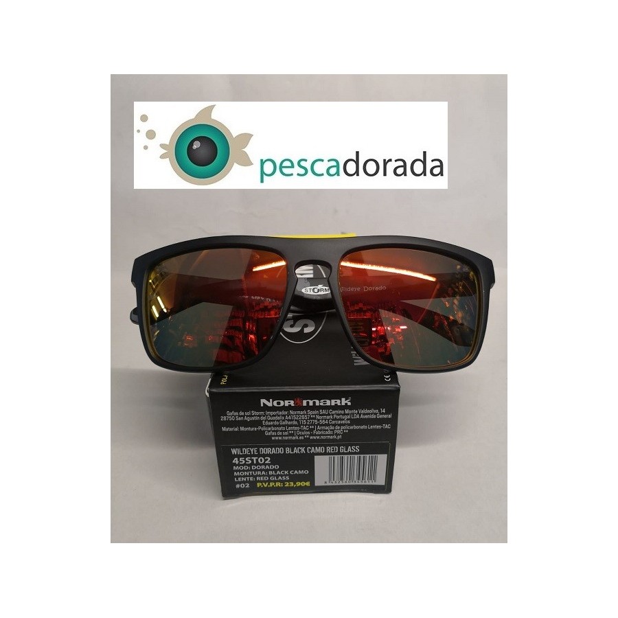 Gafas Polarizadas Wildeye Dorado Black Camo Red Glass