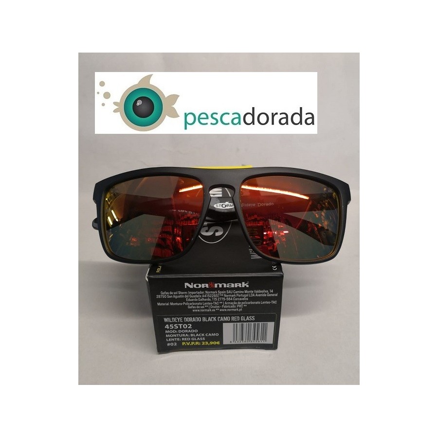 Gafas Storm WildEye Dorado Black Camo Red Glass