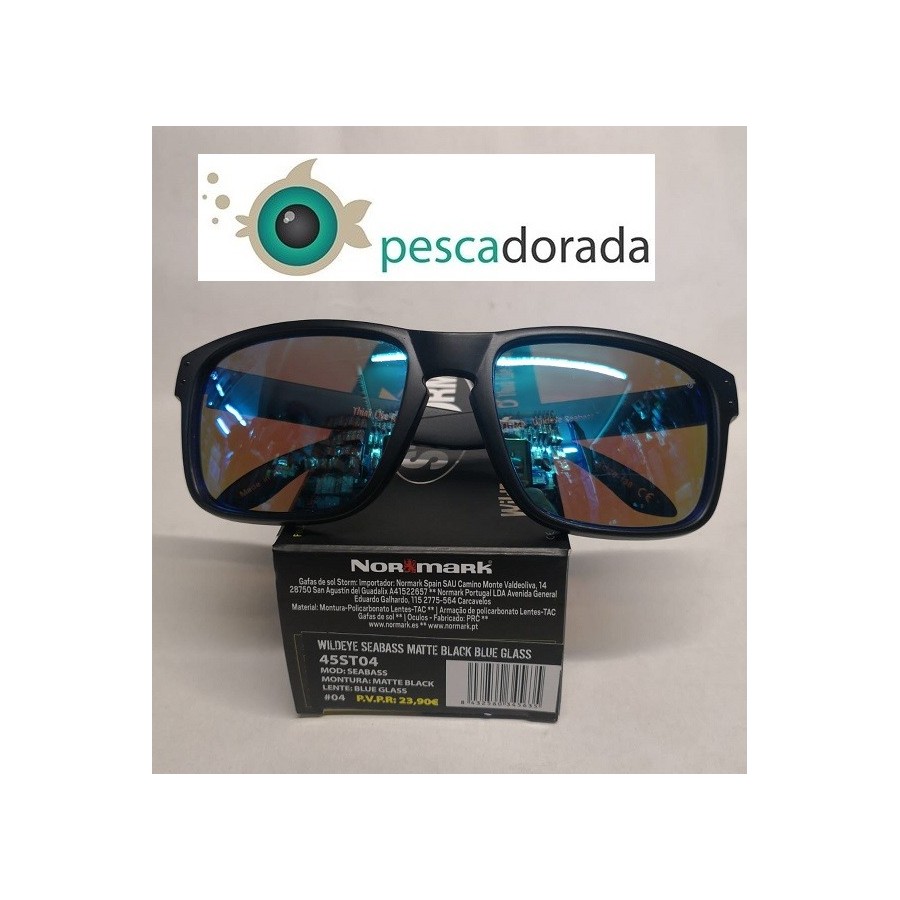 Gafas Storm WildEye Seabass Matte Black Blues Glass