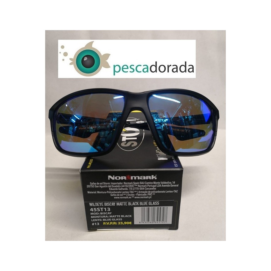 Gafas Storm WildEye Biscay Matte Black Blue Glass