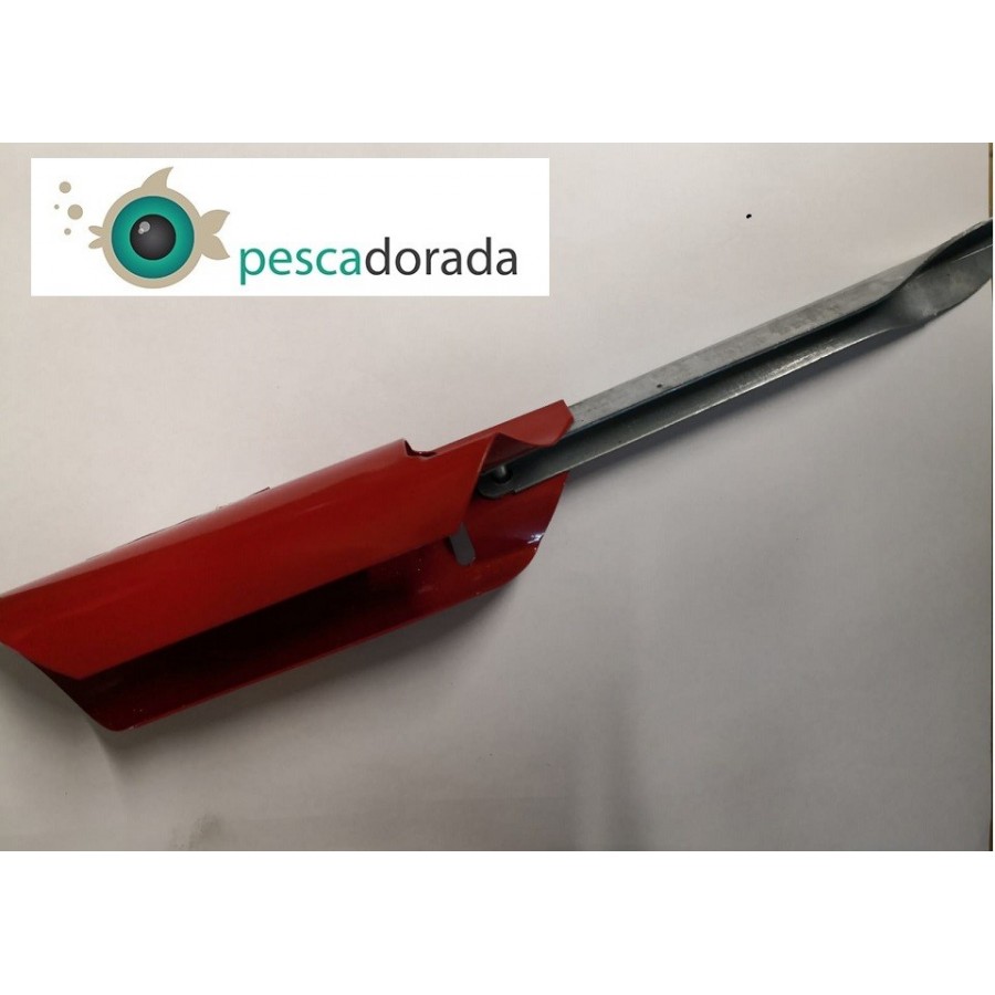 Kali Kunnan Soporte Tubo Metálico Plegable 40cm Rojo