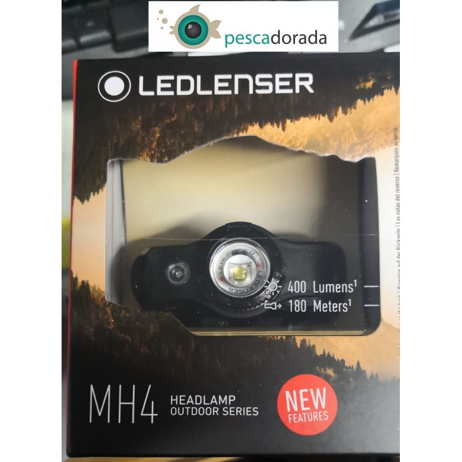 Ledlenser MH4 2020 Negra 400lm 180m