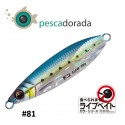 Major Craft Jigpara Slow 10gr Color: 81 Live Kin Iwashi