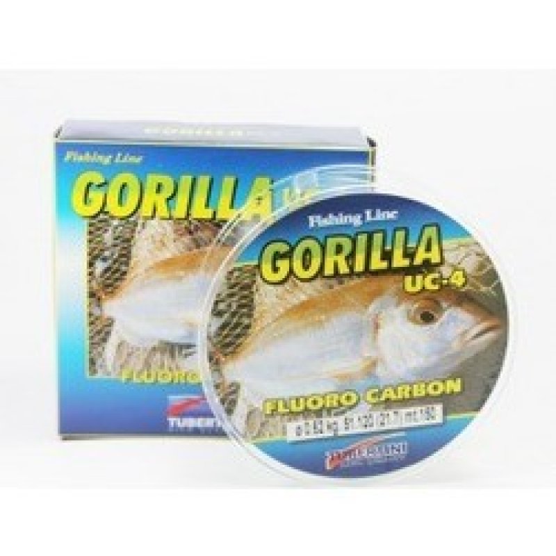 Fil De Pêche Fluorocarbone Tubertini Gorilla UC-4 - 0,16 Mm - Invisible