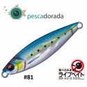 Major Craft Jigpara Micro 7g Color: 81 Live Kin Iwashi