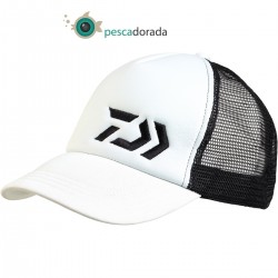 Daiwa Gorra Acolchada de Malla Blanca y Negra