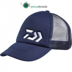 Daiwa Gorra Acolchada de Malla Blanca y Azul