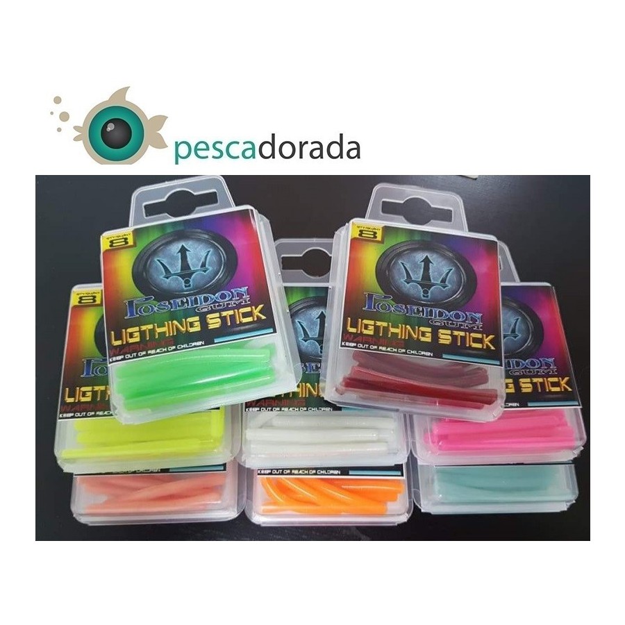 Poseidon Gum Ligting Stick Naranja Fluo