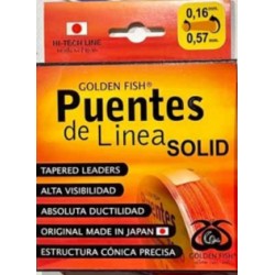 Golden Fish Puentes de Línea Solid Naranja 10x15m