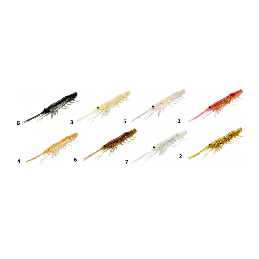 Gamba Magbite Snatch Bite Shrimp 2.5 NARANJA - - Tienda de