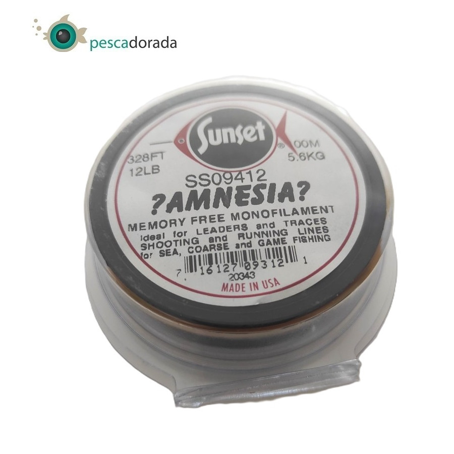 Amnesia Fishing Line (Sunset) Memory Free Fishing Line (CLEAR) 1