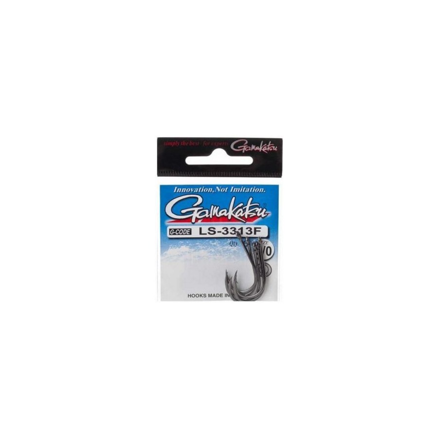 Hameçons Gamakatsu LS-Série 3313 - Pour Pêche En Mer - Taille 2 - Micro-ardillon Forgé - Lot De 10 Pièces