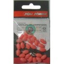 KALI KUNNAN Bolitas Blandas Fosforescentes 6x10 mm Rojas