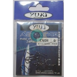 Anzuelo Yuki Advance CX01 Black Niquel