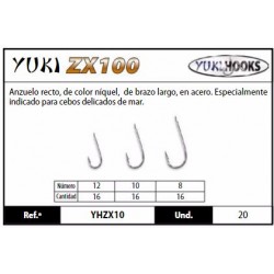 Anzuelo Yuki  ZX100 Niquel