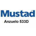 Anzuelo Mustad 533D (100 uds)