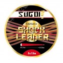 Sugoi Tapered Shock Leader 5x15m Rojo