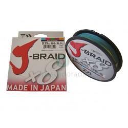 Hilo Trenzado Daiwa J Braid X8 300 metros Multi Color