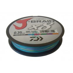 Hilo Trenzado Daiwa J Braid X8 3000 metros Verde