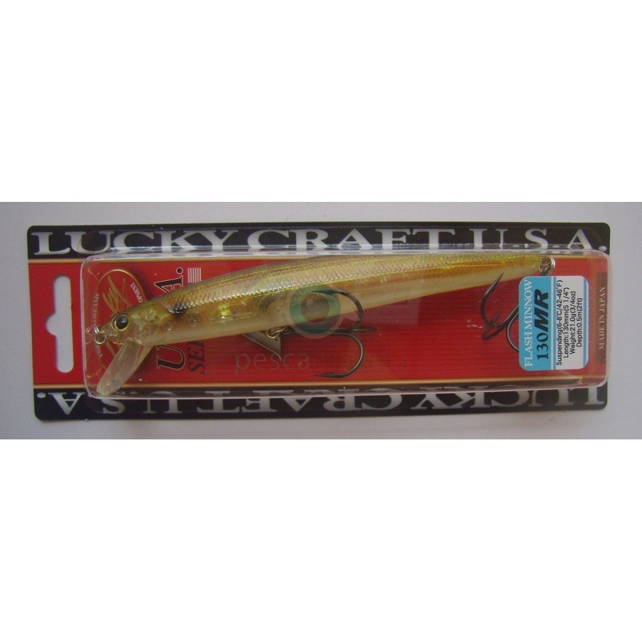 Lucky Craft Flash Minnow 130 MR color AG Golden Shiner