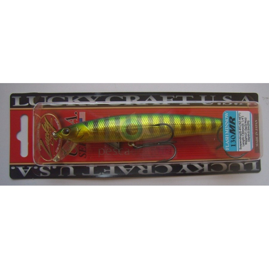 Lucky Craft Flash Minnow 130 MR color Aurora Green Perch